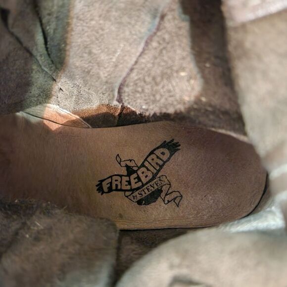 Freebird by Steven South Leather Double Zipper Ankle Boots Size 6 - Picture 7 of 7